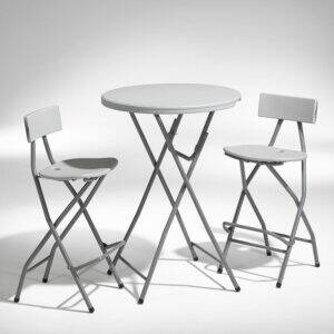 event fällbar barstol fällbara runda stårbord