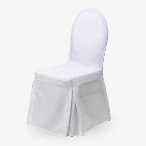 vitt stolsöverdrag class konferensstol stapelbar