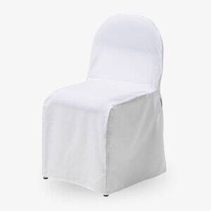 vitt stolsöverdrag rx002 konferensstol stapelbar