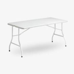 fällbord plast utomhus fällbart bord vit plast