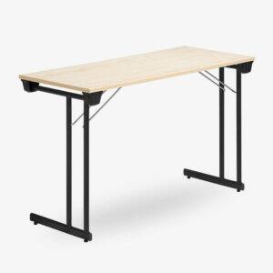 fällbart bord bok ek vit grå björk krom