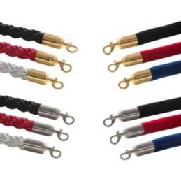 avspärrningsrep sammet mässing/flätat