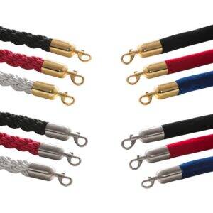 avspärrningsrep sammet mässing/flätat