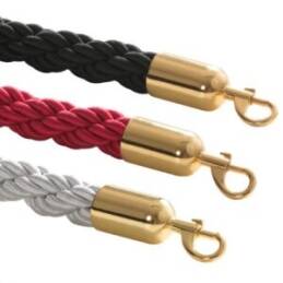 avspärrningsrep flätat mässing