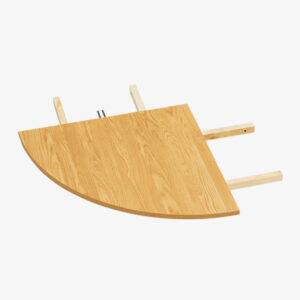 Rundade hörnskivor till konferensbord - Tabell