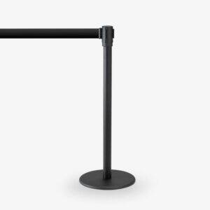 avspärrningsstolpe Köstolpe Royal Svart Svart band - Ej stapelbar - Tabell