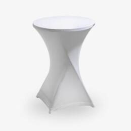 Ståbordsöverdrag - Vit - Tabell