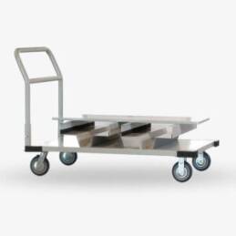 Transportvagn köstolpar - Rostfritt stål