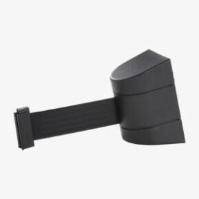 Väggkassett Plast - Svart platsskal, svart band - Band