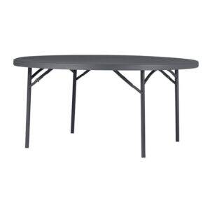 fällbart runt plastbord