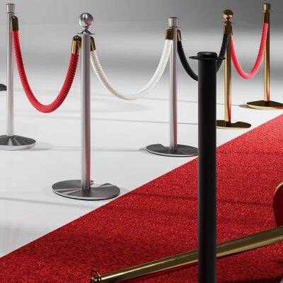 avspärrningsrep flätat mässing