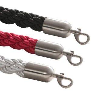 avspärrningsrep flätat rostfritt