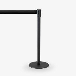 avspärrningsstolpe Köstolpe Royal Svart Svart band - Ej stapelbar - Tabell