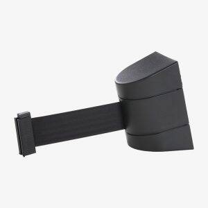 Väggkassett Plast - Svart platsskal, svart band - Band