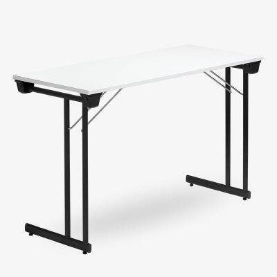 fällbart bord bok ek vit grå björk krom