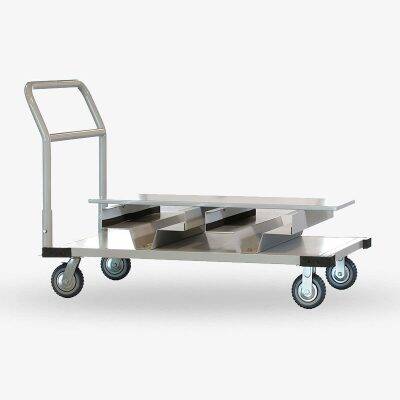 Transportvagn köstolpar - Rostfritt stål