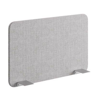 Bordsskärm kortsida grå - Silencio Premium