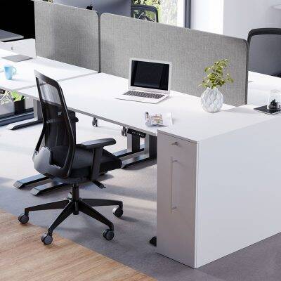 Bordsskärm kortsida grå - Silencio Premium