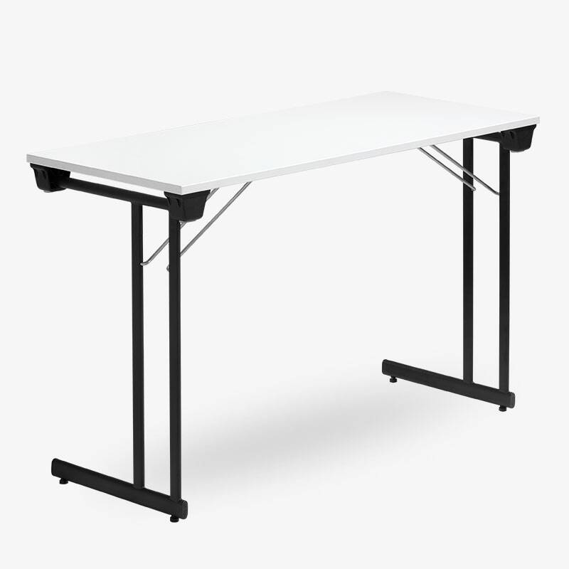 fällbart bord bok ek vit grå björk krom