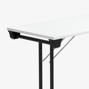 fällbart bord bok ek vit grå björk krom