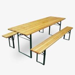 berlin bänkset fällbart fällbara bord bänk furu festival fest restaurang