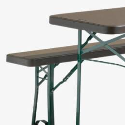 fällbart bord plast munich tåligt brun grön