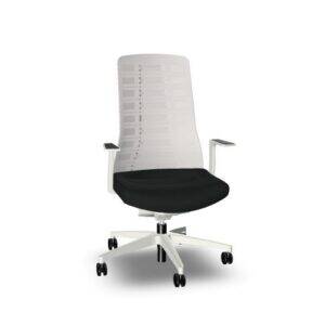 vit ergonomisk kontorsstol