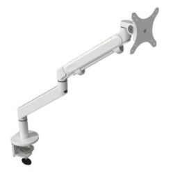 Vit monitorarm - 1 skärm