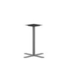 Kryss stativ 50 cm - 72 cm hög från serien Studio passar till många olika bordsskivor, både runda och kvadratiska. Stativ är tillverkat i hållbart svart pulverlackerat stål alternativt polerat rostfritt.