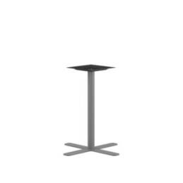 Kryss stativ 50 cm - 72 cm hög från serien Studio passar till många olika bordsskivor, både runda och kvadratiska. Stativ är tillverkat i hållbart svart pulverlackerat stål alternativt polerat rostfritt.