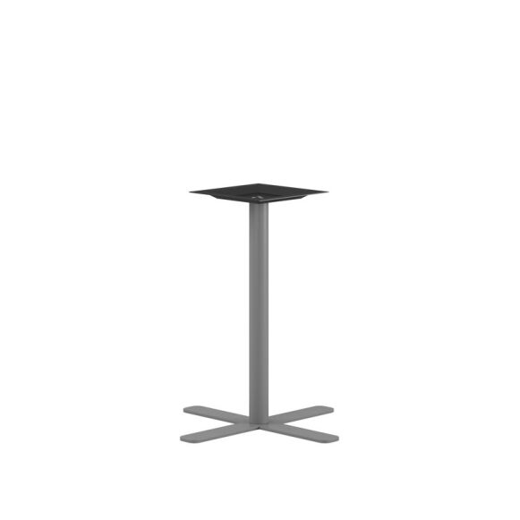 Kryss stativ 50 cm - 72 cm hög från serien Studio passar till många olika bordsskivor, både runda och kvadratiska. Stativ är tillverkat i hållbart svart pulverlackerat stål alternativt polerat rostfritt.