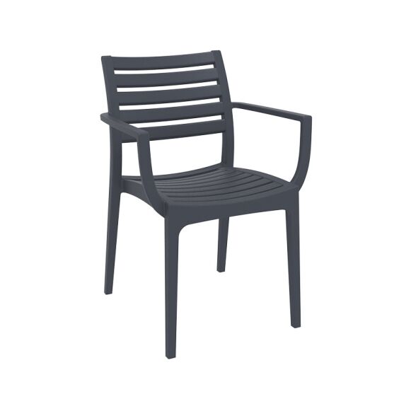 artemis modern plaststol med armstöd